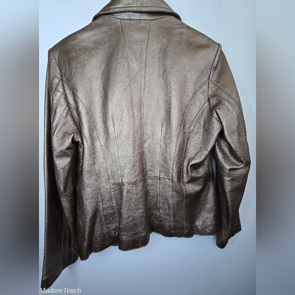 Worthington Women's Leather Jacket - Picture 3 of 4